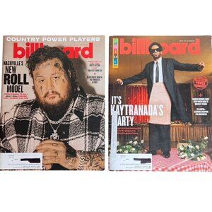 Billboard Magazines June 2023 Issues Kaytranada & Jelly Roll Covers **READ